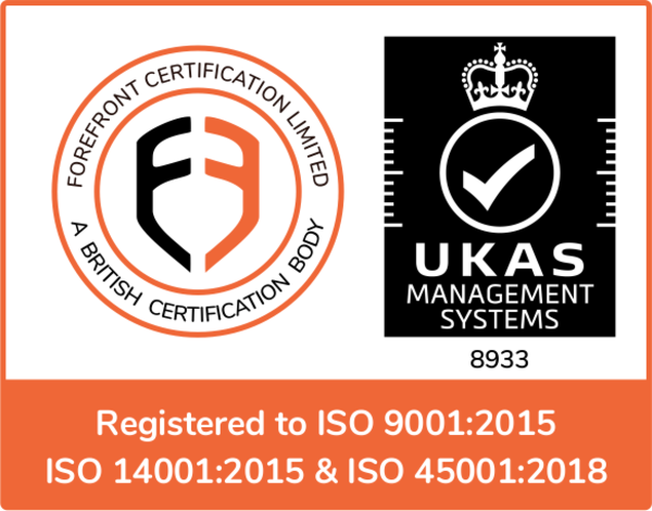 ISO 9001, 14001 & 45001 — UKAS Accredited